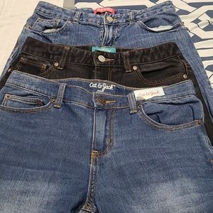 3 pairs of jeans girls